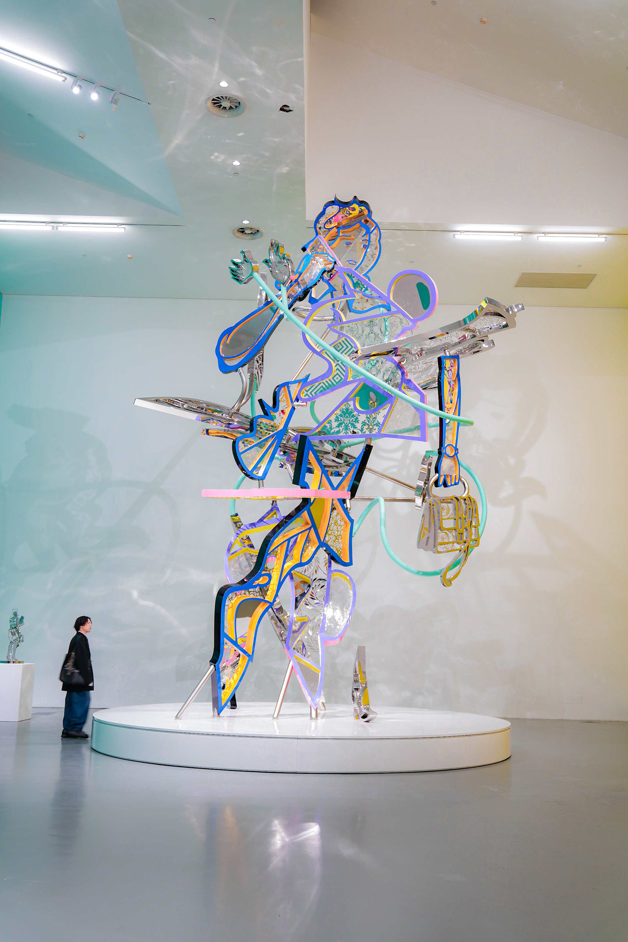 在松山智一的画笔下,高雅艺术与流行文化走进"雪月花时"