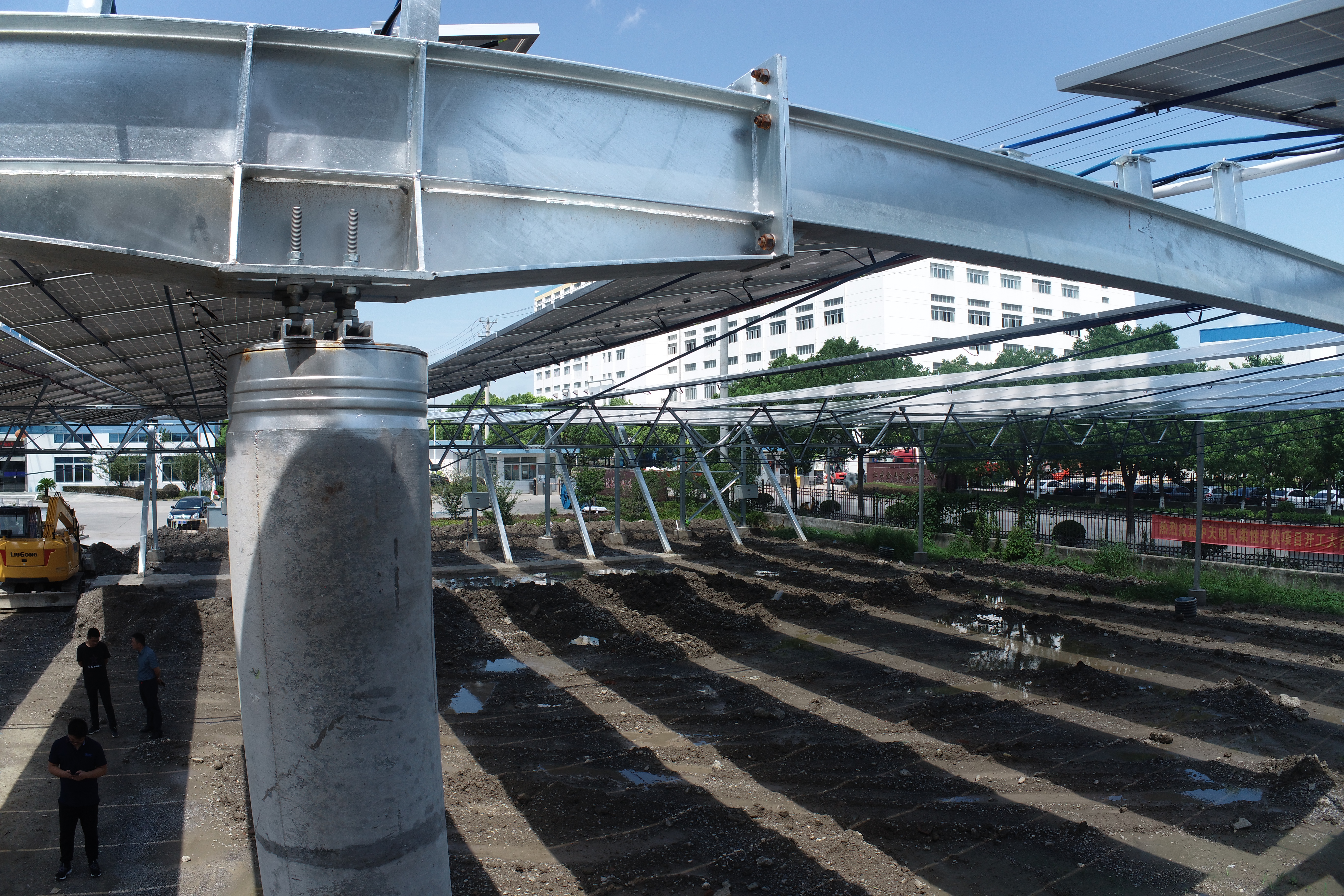 江苏东软|中天电气柔性光伏支架设计及施工项目