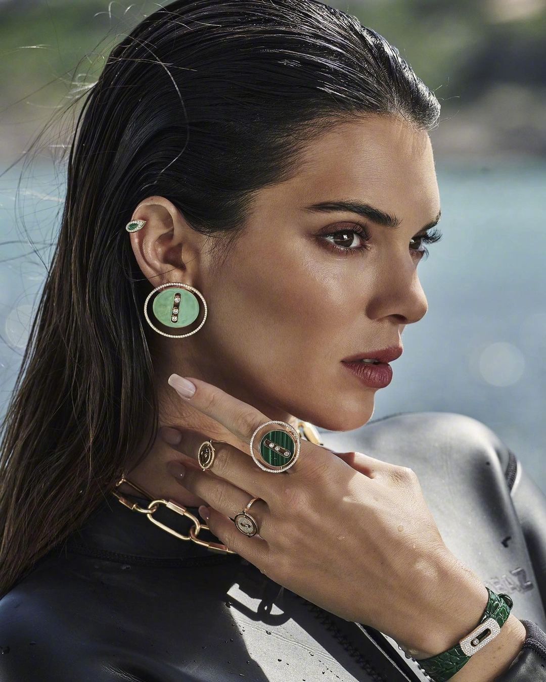 肯豆kendall jenner广告大片,诱人超模身材与失踪的表现力