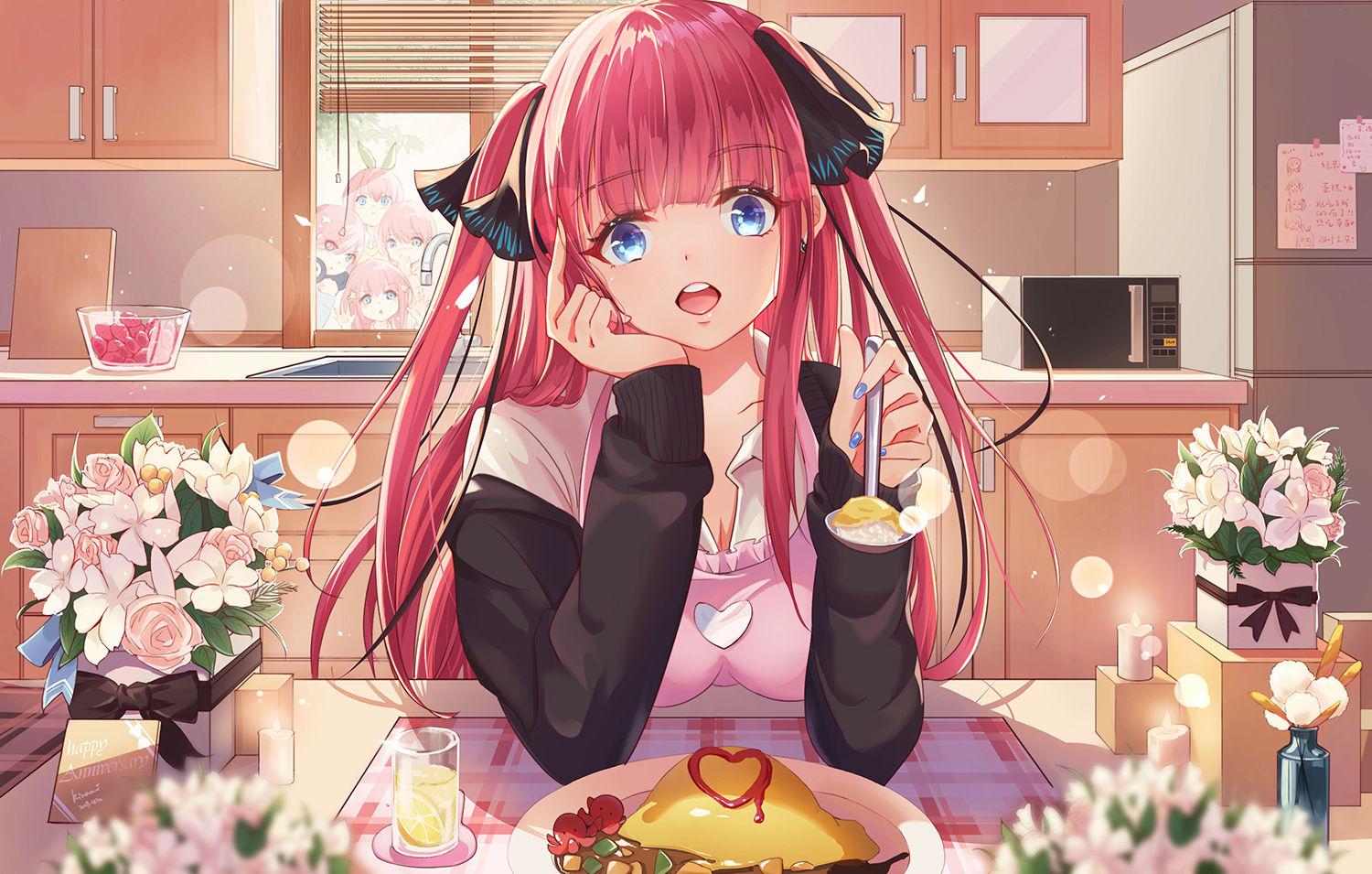 五等分的花嫁:二乃直球飞吻,恋爱暴走机车全速启动!