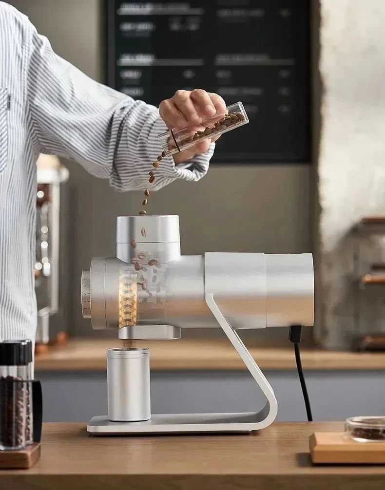 barsetto百胜图轻享版高精度电动磨豆机e6air,引领轻量化制咖新风尚