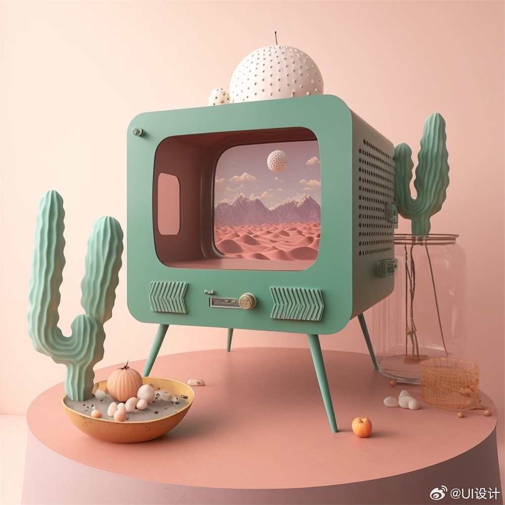 层次分明3d剪纸插画