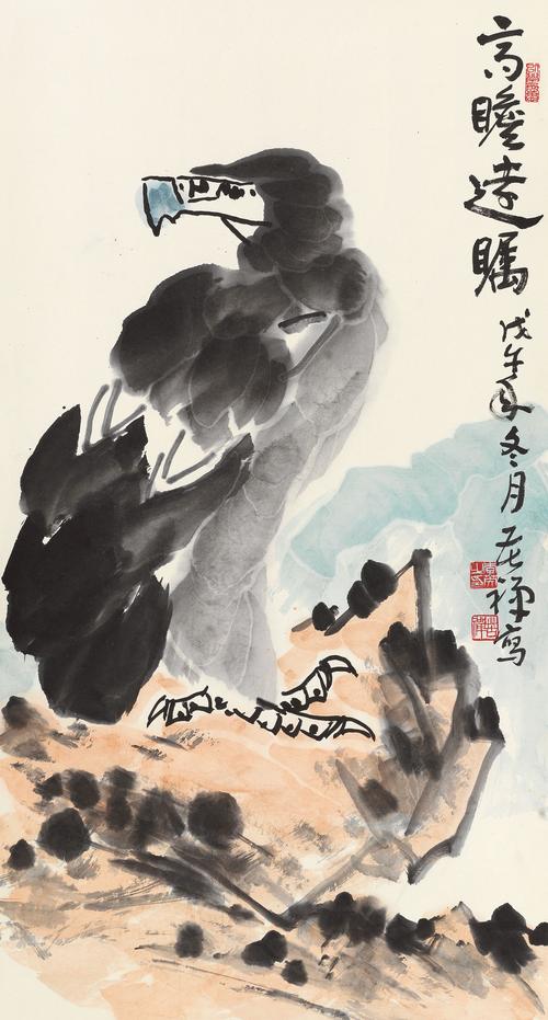 齐白石的得意门生—著名画家李苦禅,一代大师!