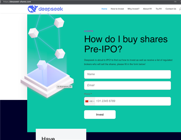 DeepSeek山寨网站超2650个!60%来自美国 太讽刺