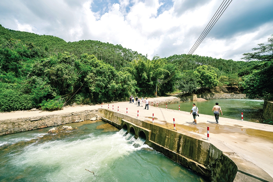 引人入胜!博罗麻陂这里的绿色人行栈道将"六古"串珠成链