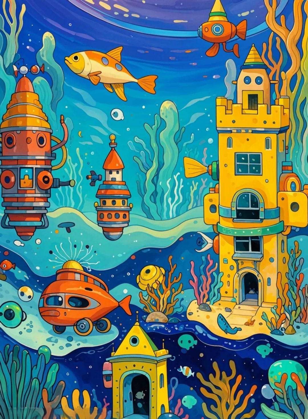 科技幻想主题绘画的多元构思参考素材