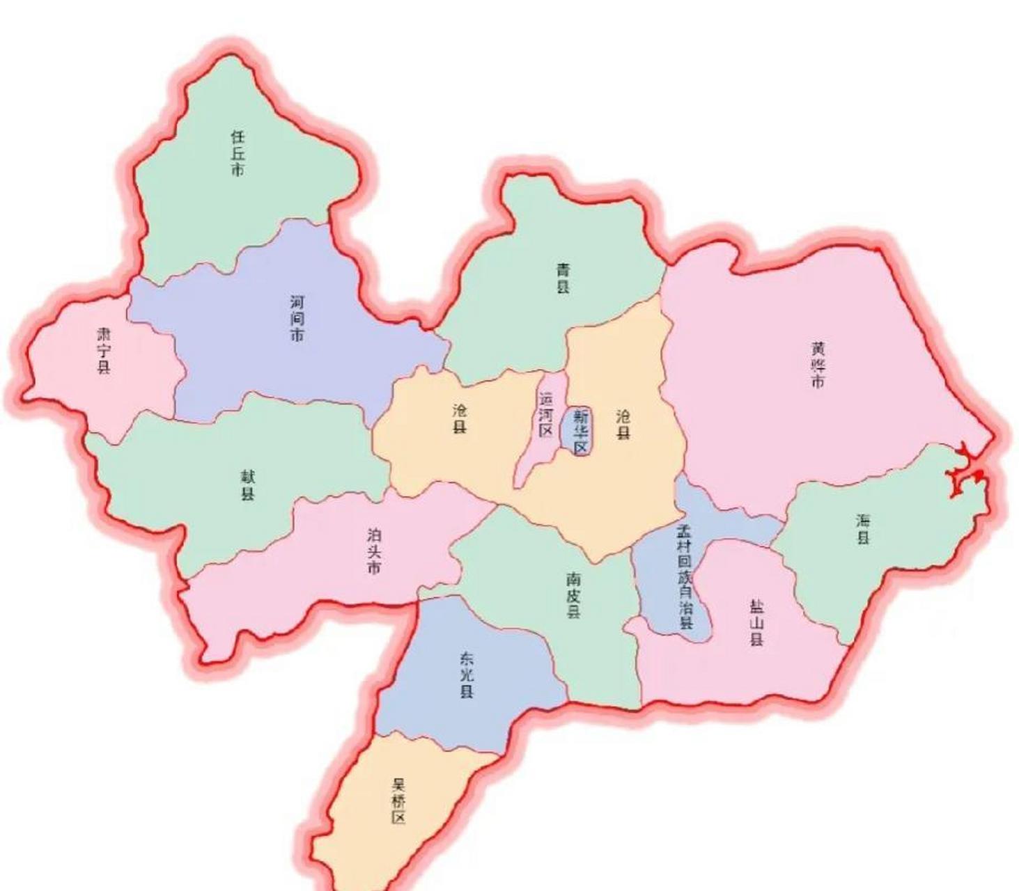 2022年河北沧州市各县区财政收入数据汇总 1,任丘市44.