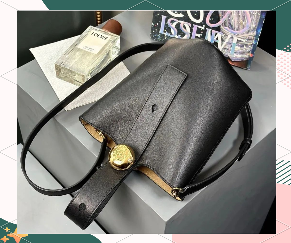 Купить копию сумки-loewe сумка плечевой ремень как