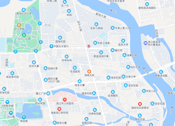 海甸岛地图图片