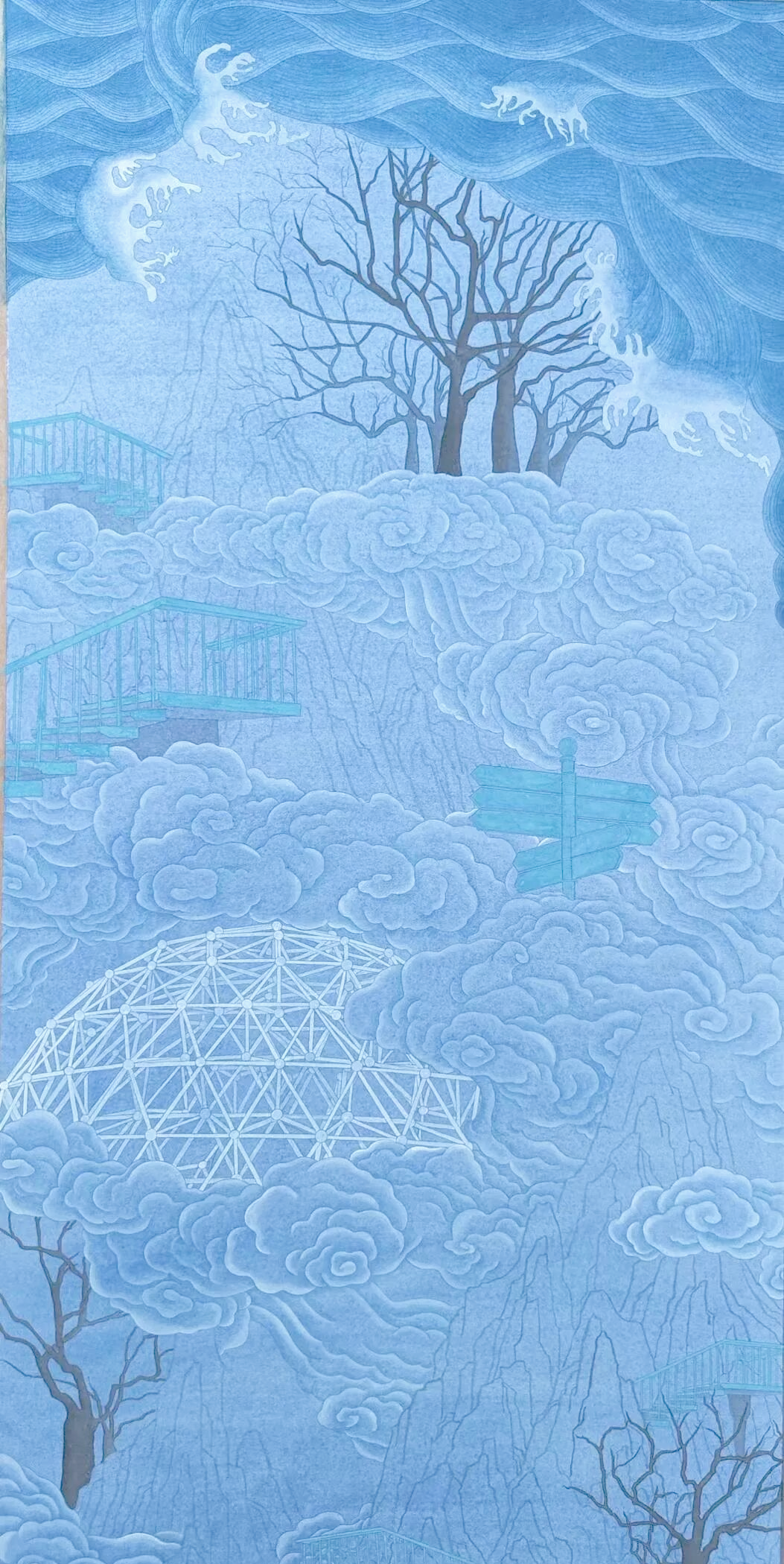 西华校园的诗意画境与美术系学生的作品风采