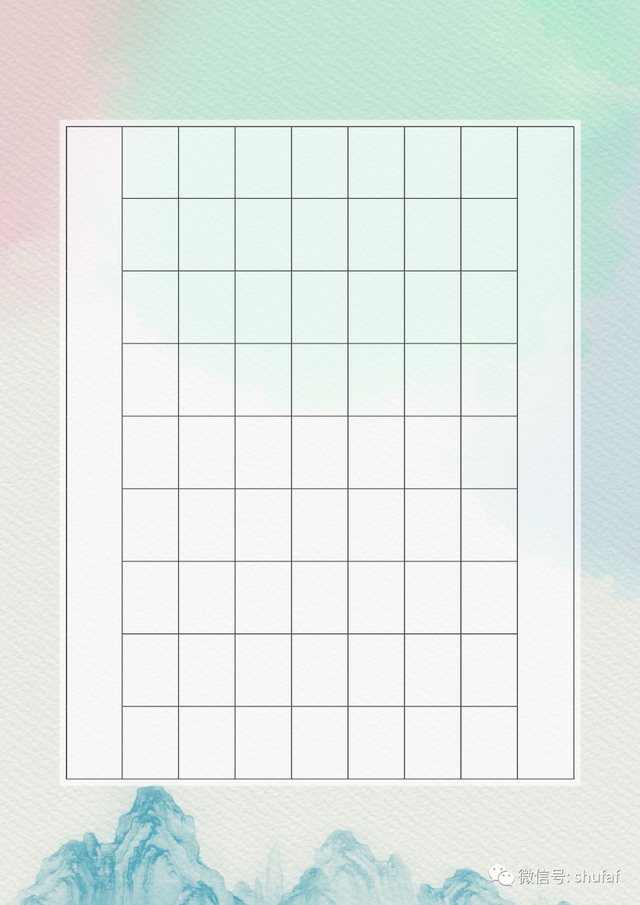 中小学生硬笔书法写字创作常用模板(习书创作必藏)