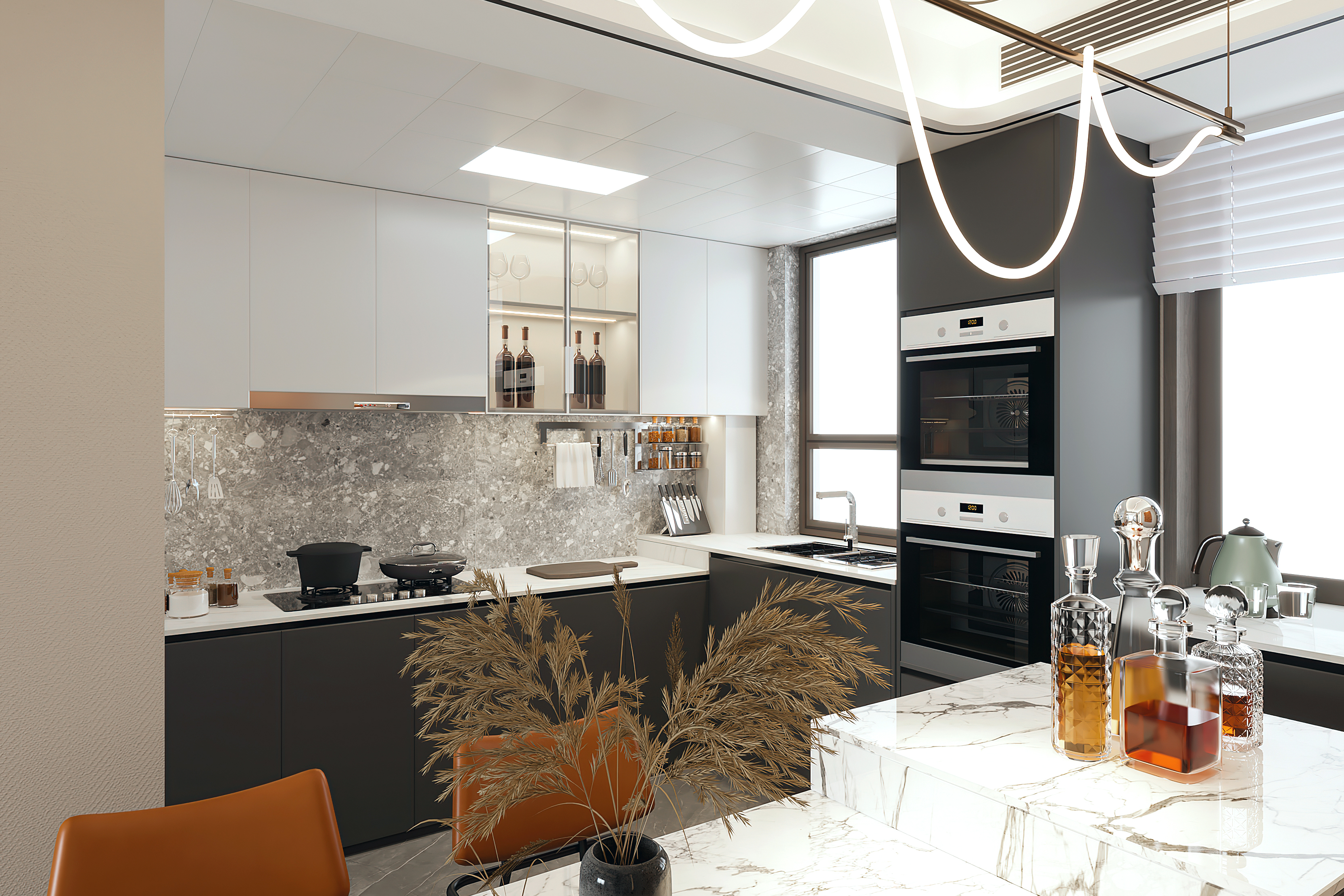 石家庄市内装修117平方米简约案例分享