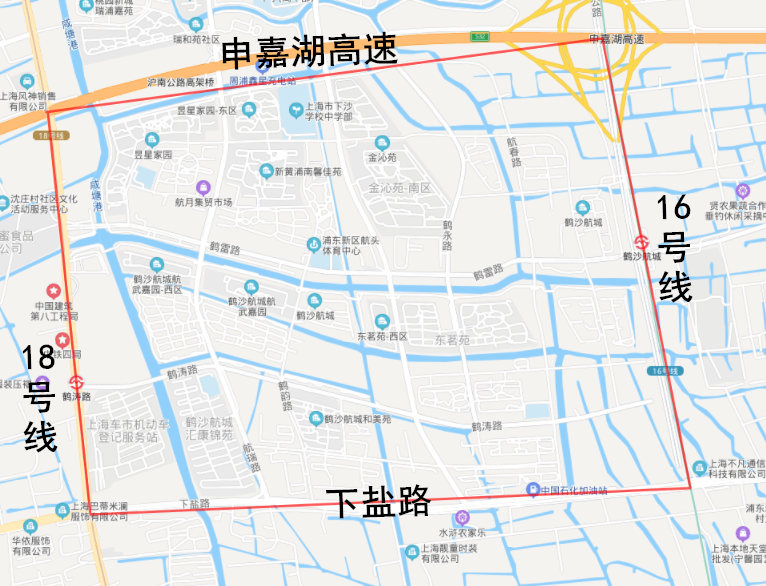 整个鹤沙航城片区,非常纯粹,全是动迁房或者共有产权房.