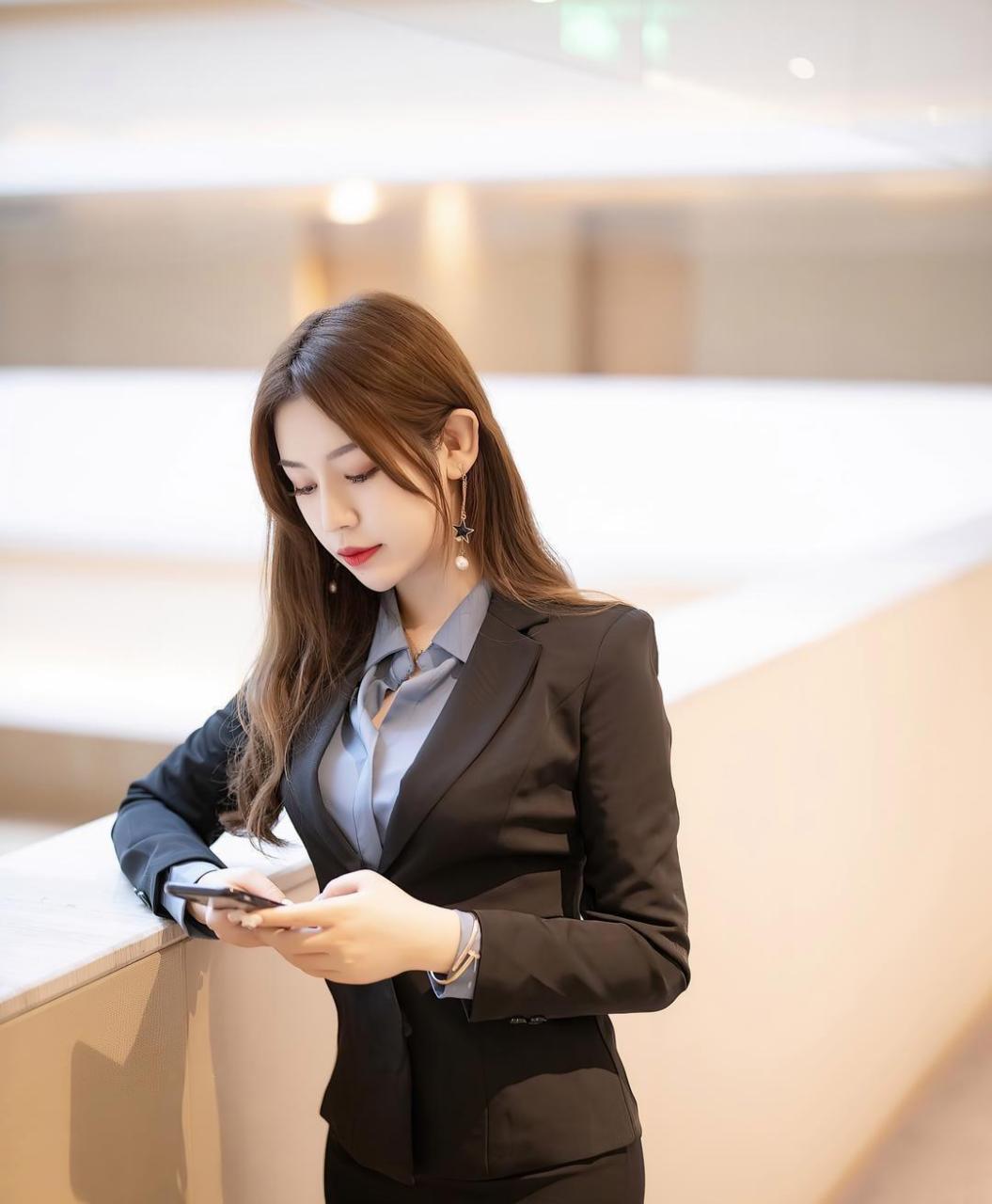 公司新来的秘书形象好气质佳