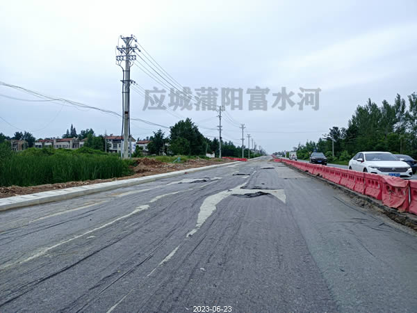 s212省道盛滩至应城城区改扩建项目2023年6月份进展