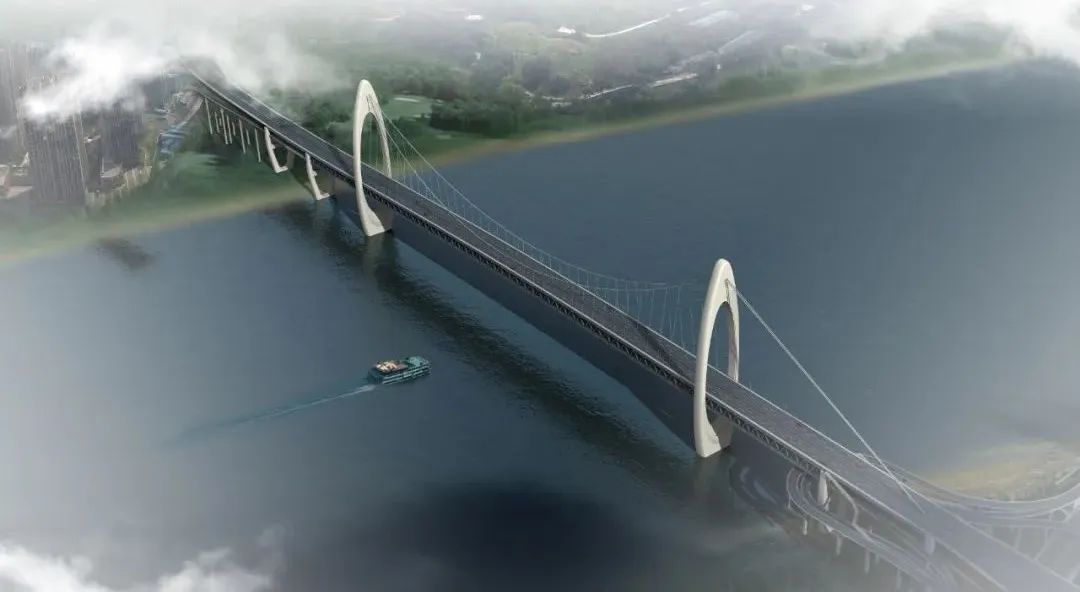 黄桷沱长江大桥效果图出炉 紧密联系南岸弹子石和江北唐家沱