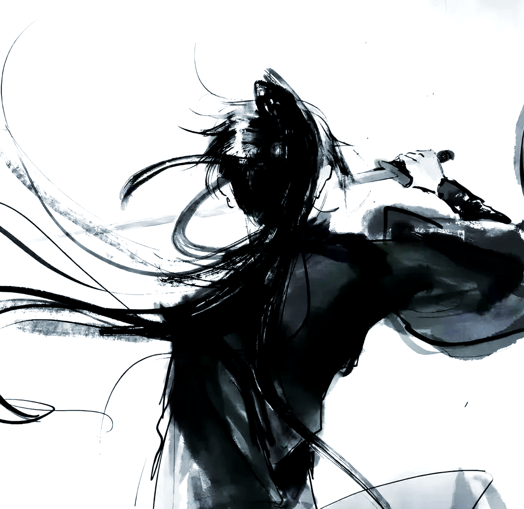 古风男头丨水墨风大侠的古风男生形象