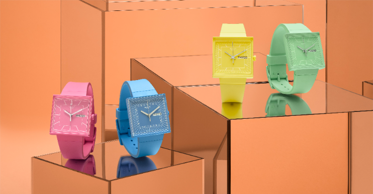 创新活力粉彩 swatch推出植物陶瓷手表