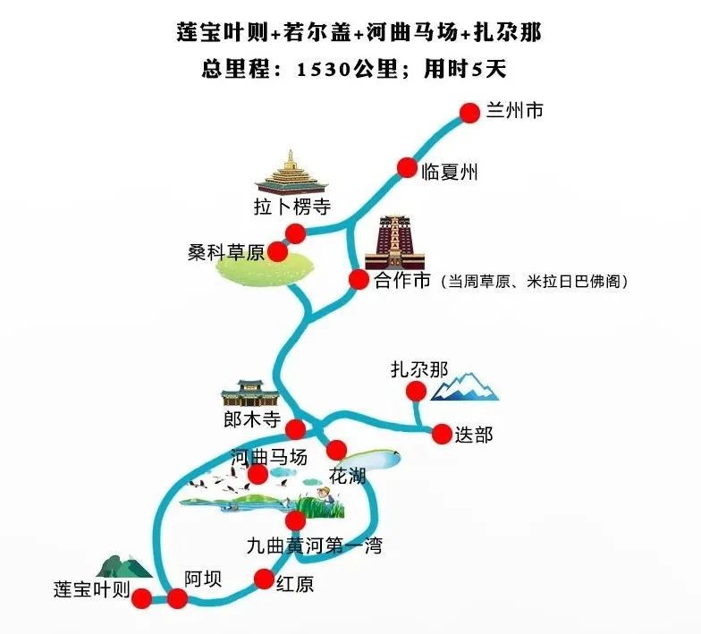 甘南自驾游攻略内附最经典不踩坑的四条线路
