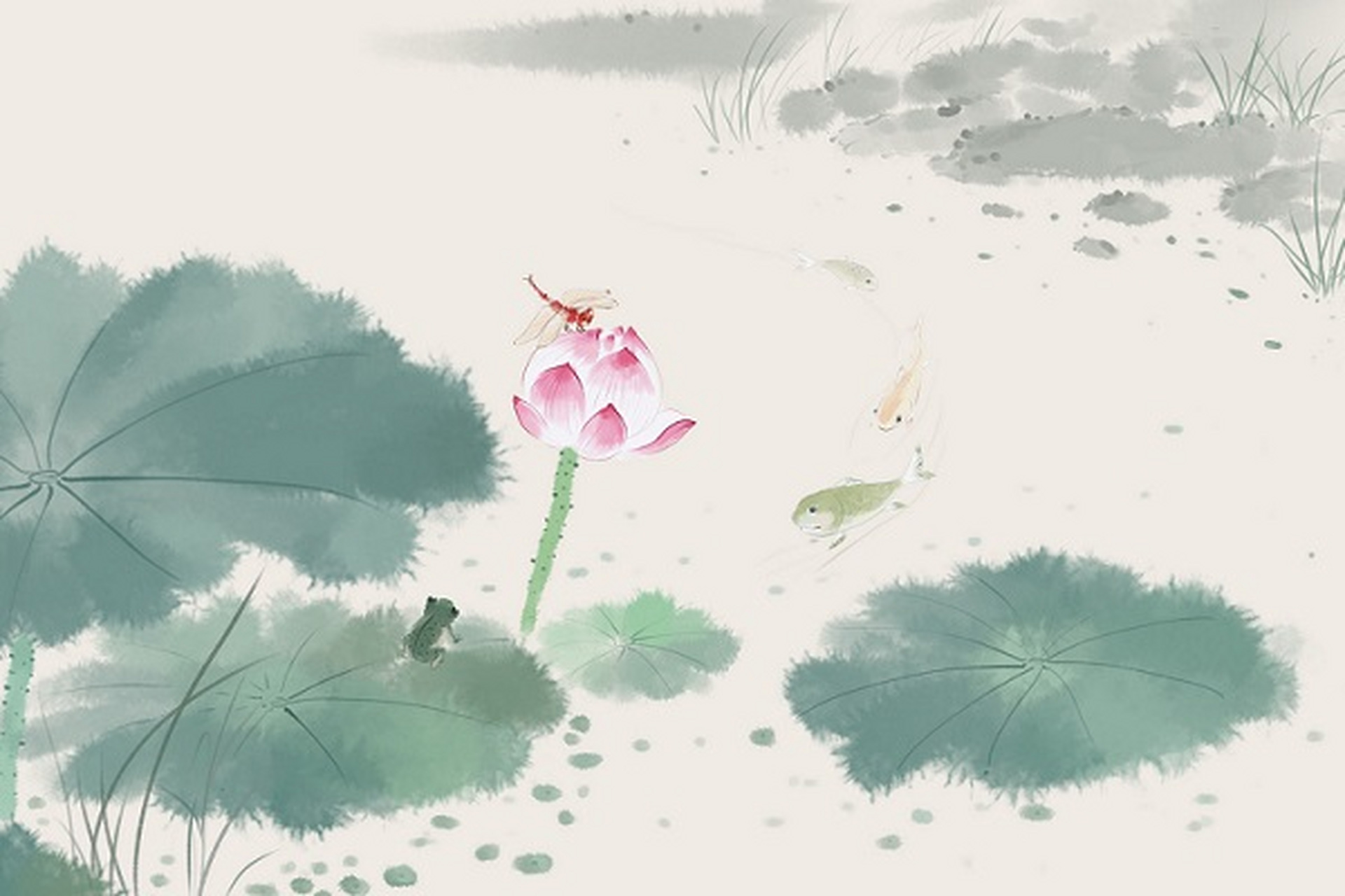 夏日诗句:小荷才露尖尖角,早有蜻蜓立上头 此句意思:嫩嫩的荷叶刚刚将