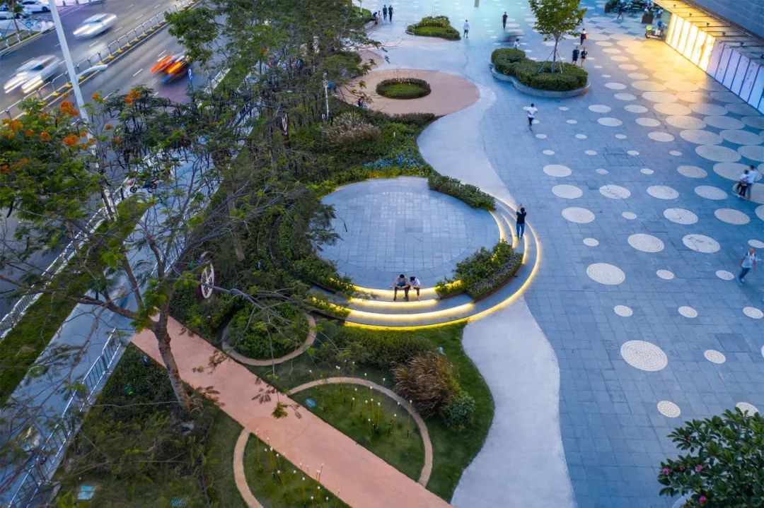 圆形景观的骚操作,被迷住了!