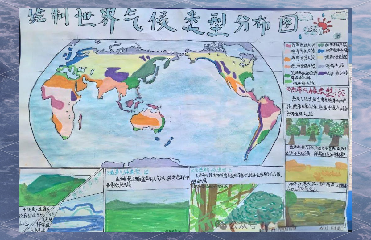 手绘世界气候类型图:从课堂到能力培养的新模式
