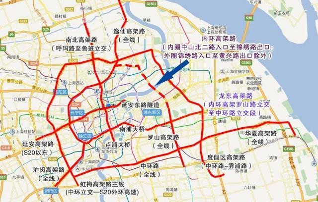 坑梓限行路段示意图图片