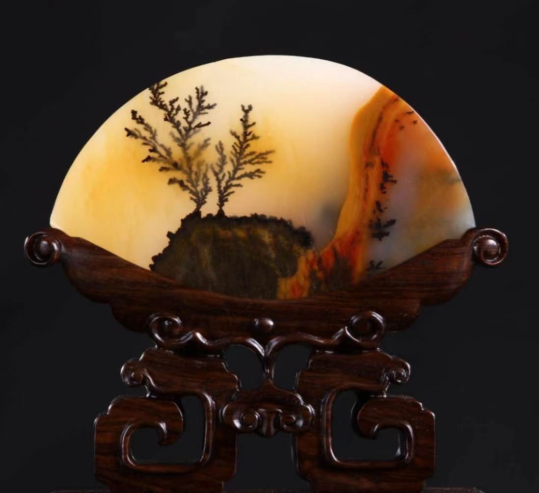 黄龙玉水草花玉石,收藏爱好者的必备之选