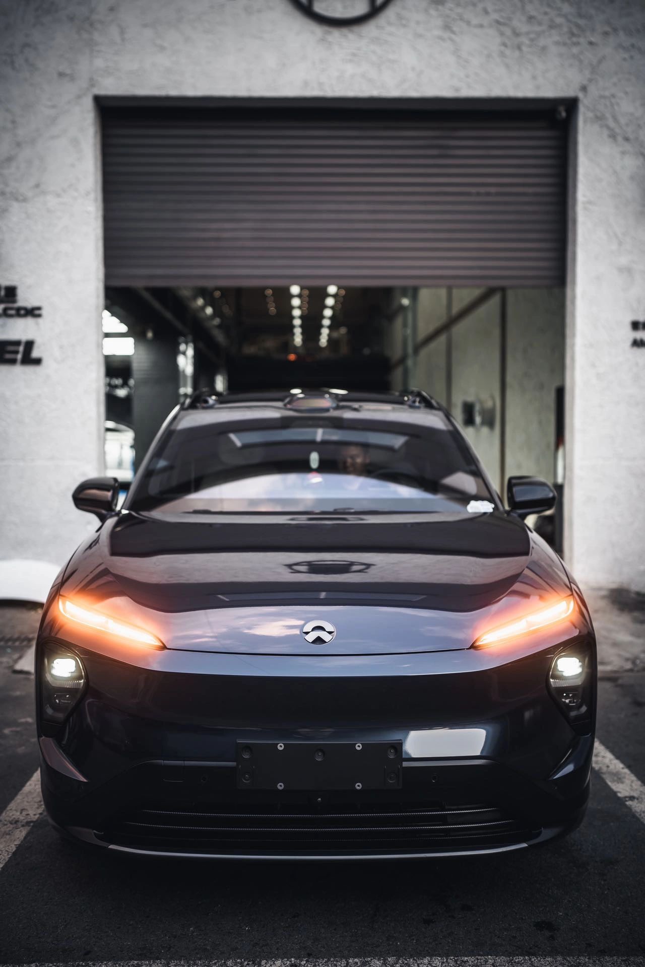 蔚来es5-matrix矩阵改色膜南极星蓝,迷人气息缓缓散发