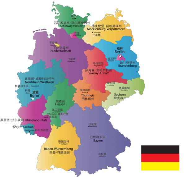 德国斯图加特地图图片