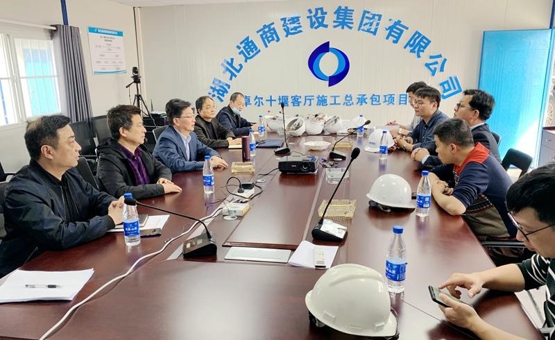 王定斌率队检查督导建设项目安全生产工作