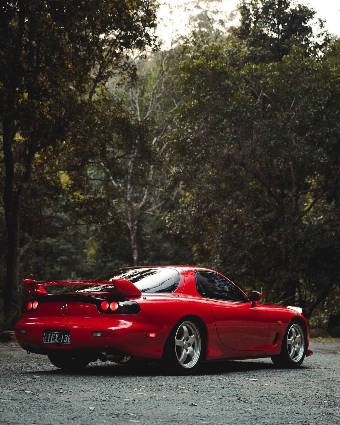 马自达rx-7经典的转子和翻灯