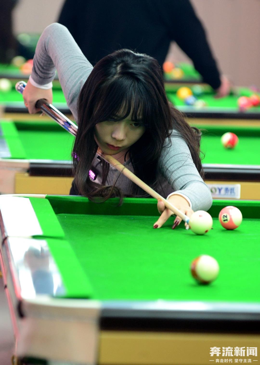 2024兰州市首届女子台球比赛开赛