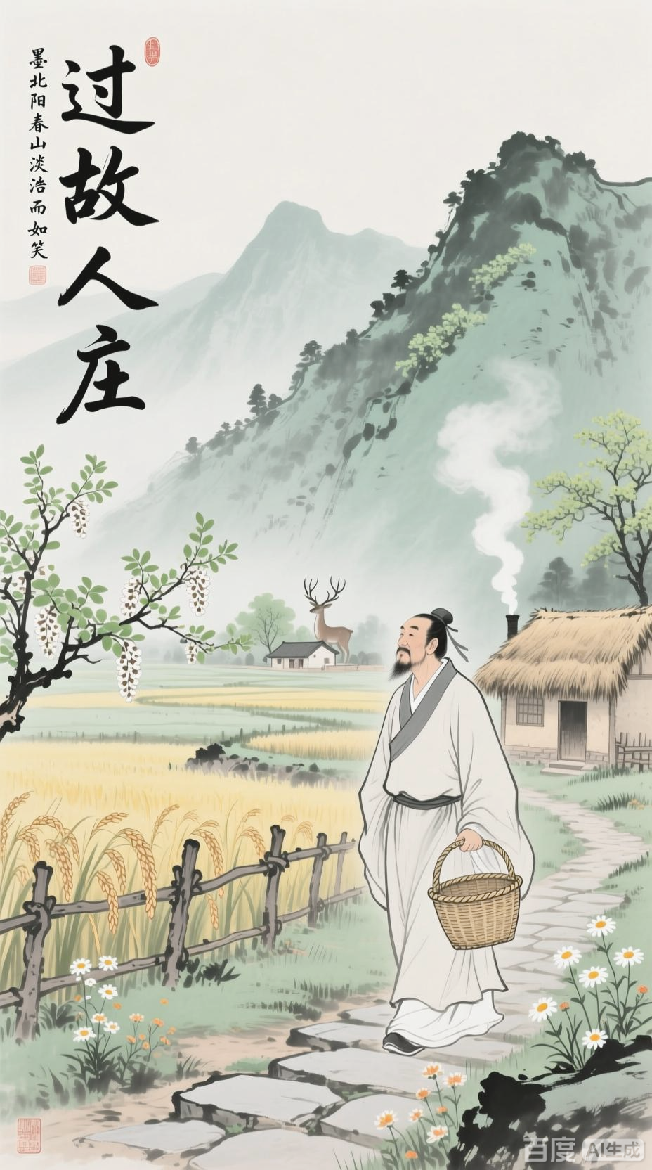 孟浩然诗作《过故人庄》的故事