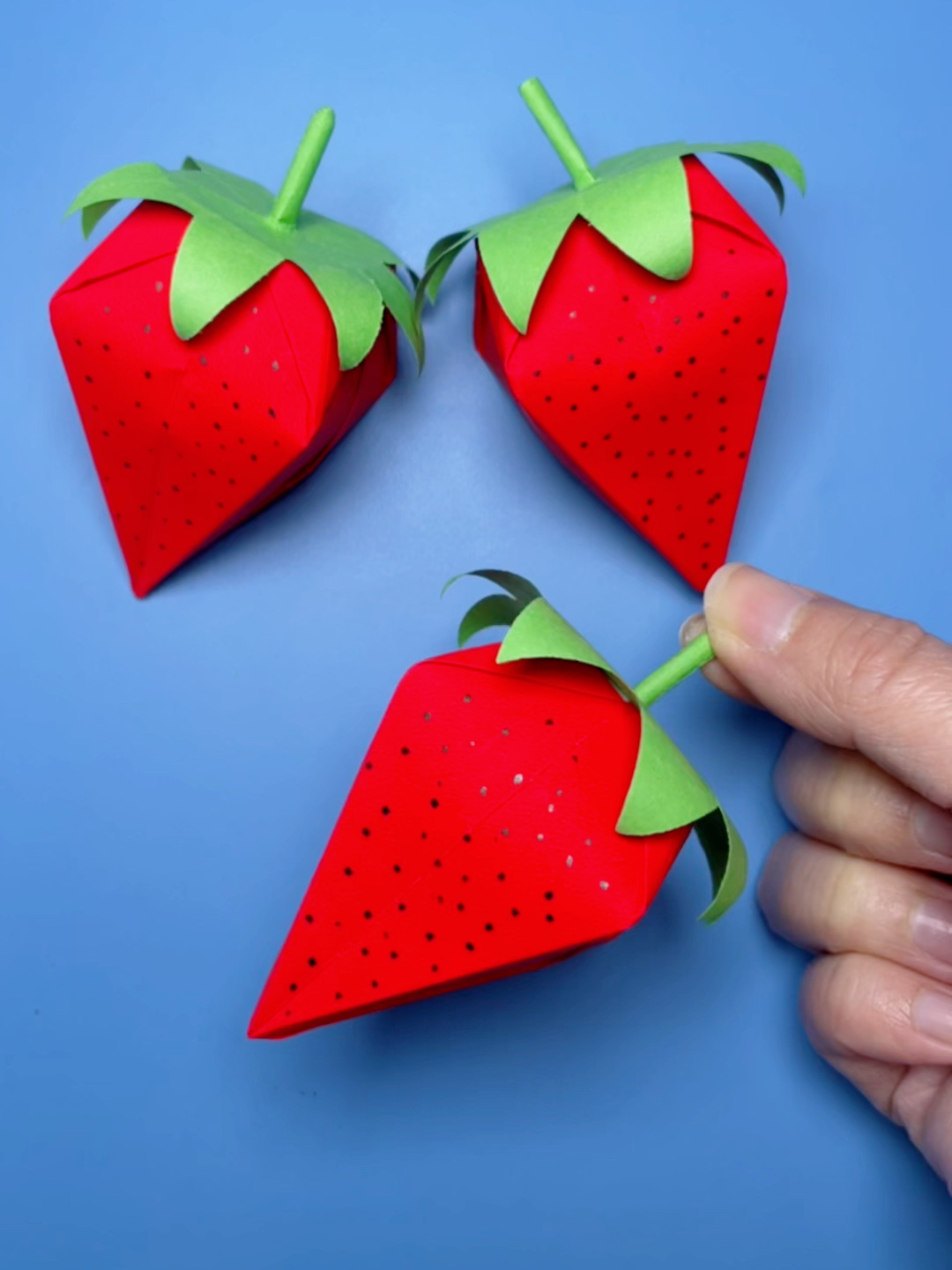 折纸草莓详细版教程