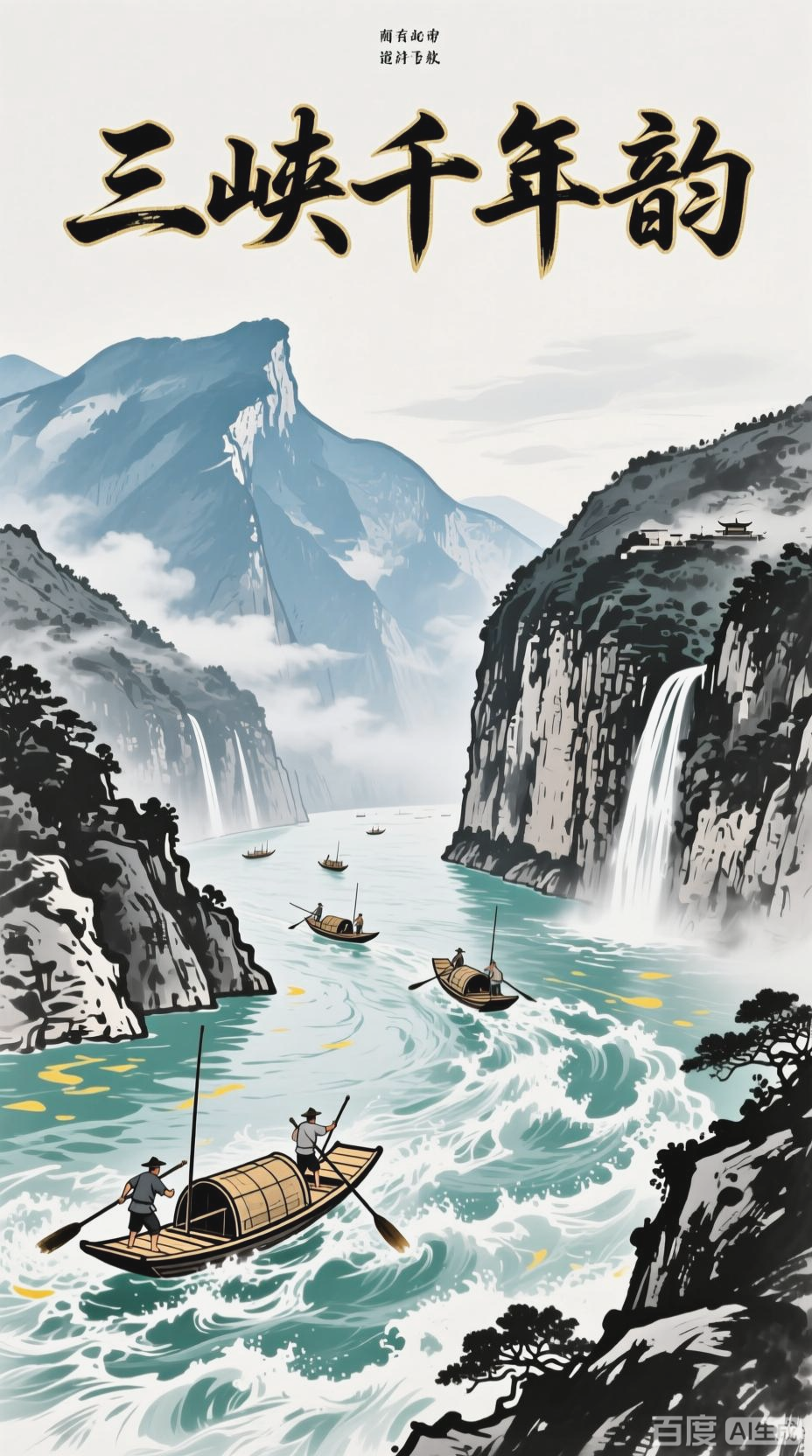 三峡之美,山河入画