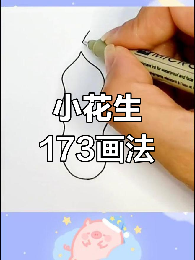 如何绘制小花生173