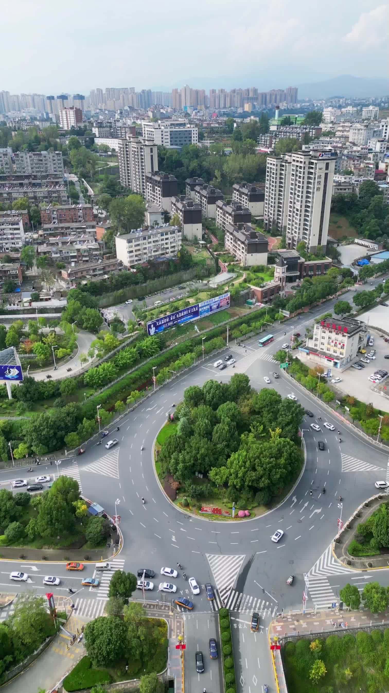 安康城市风景小区图片