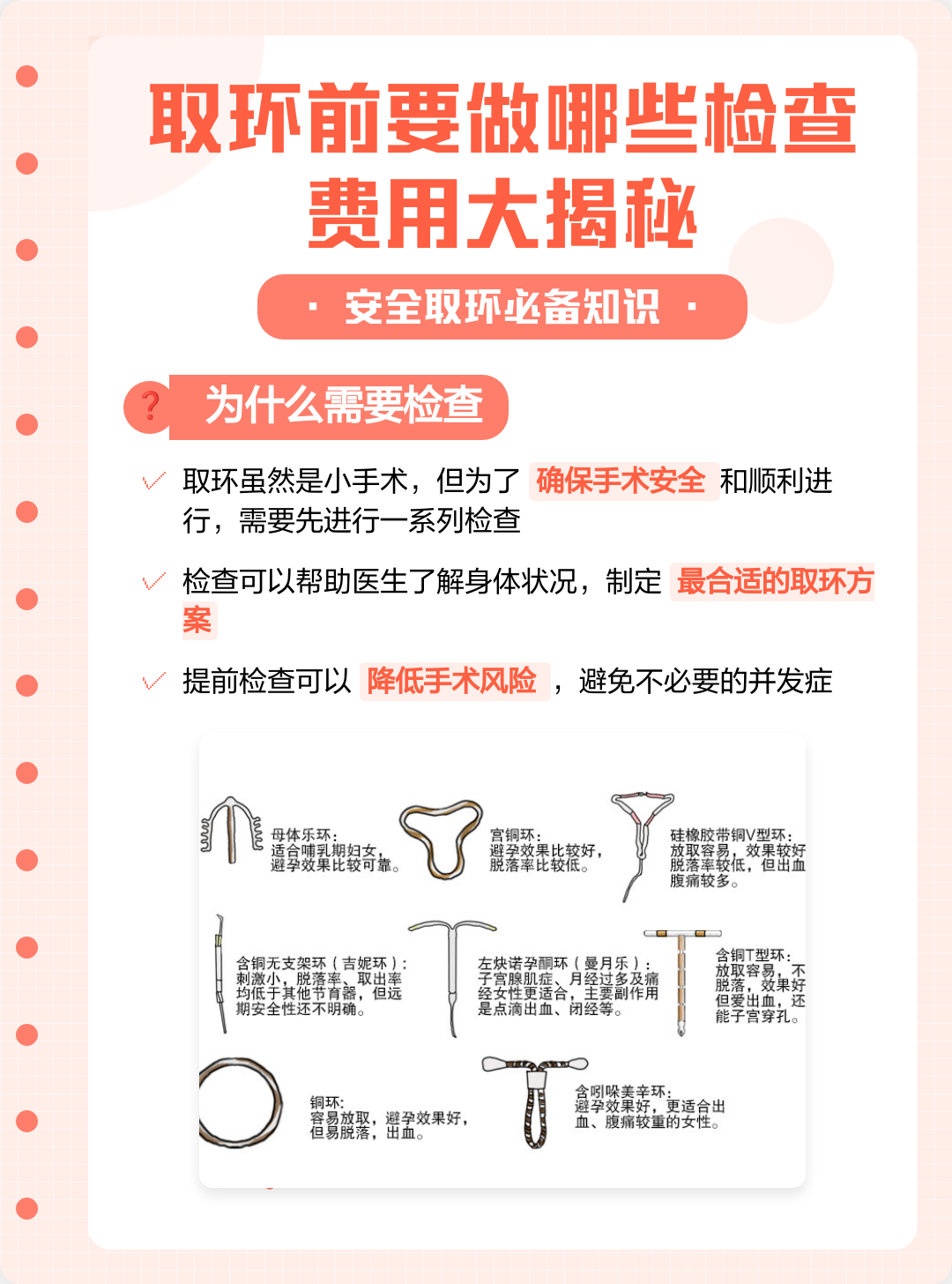 取环前要做哪些检查?费用大揭秘!