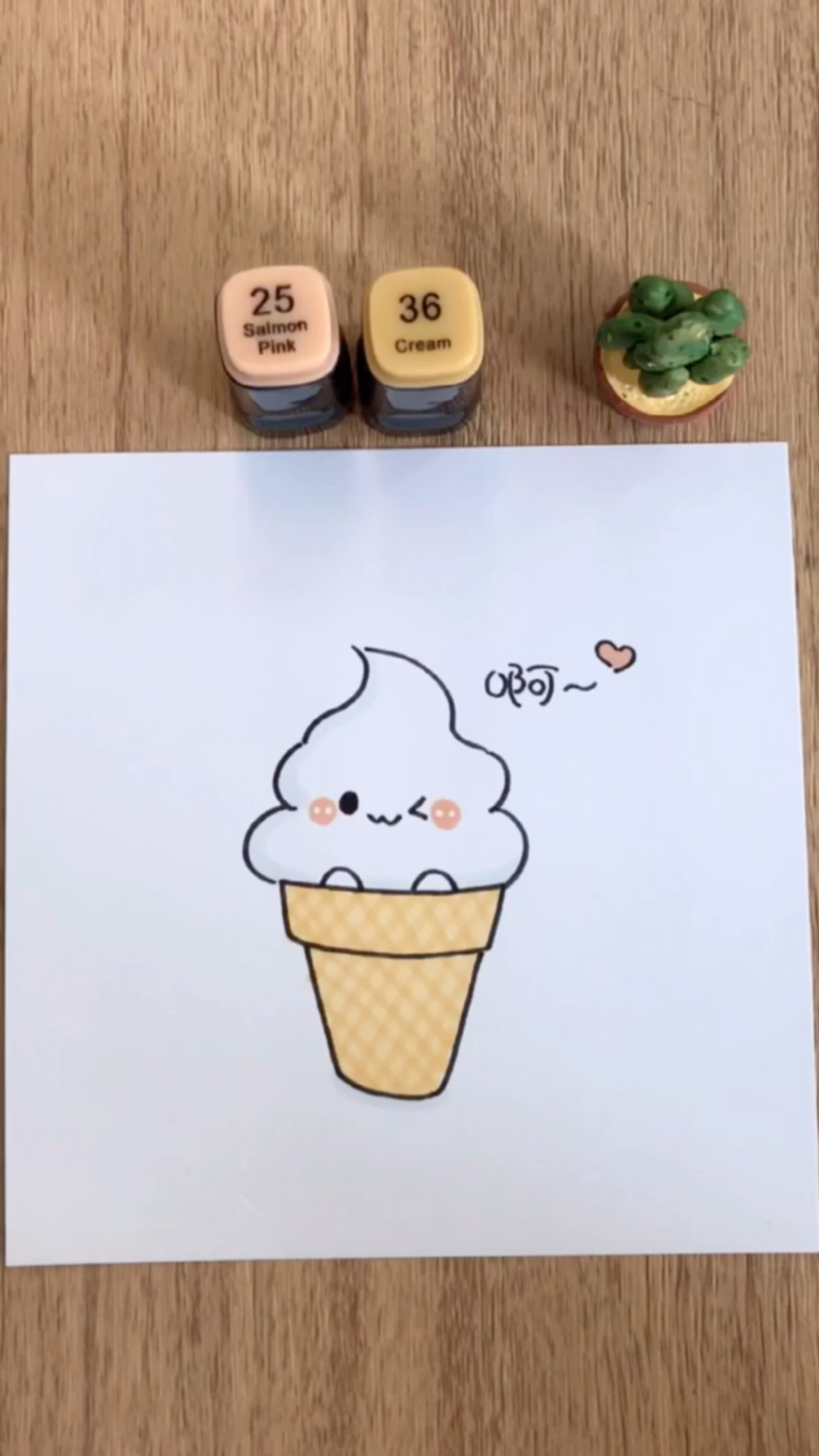 冰淇淋那么凉 哪来的热量 简笔画