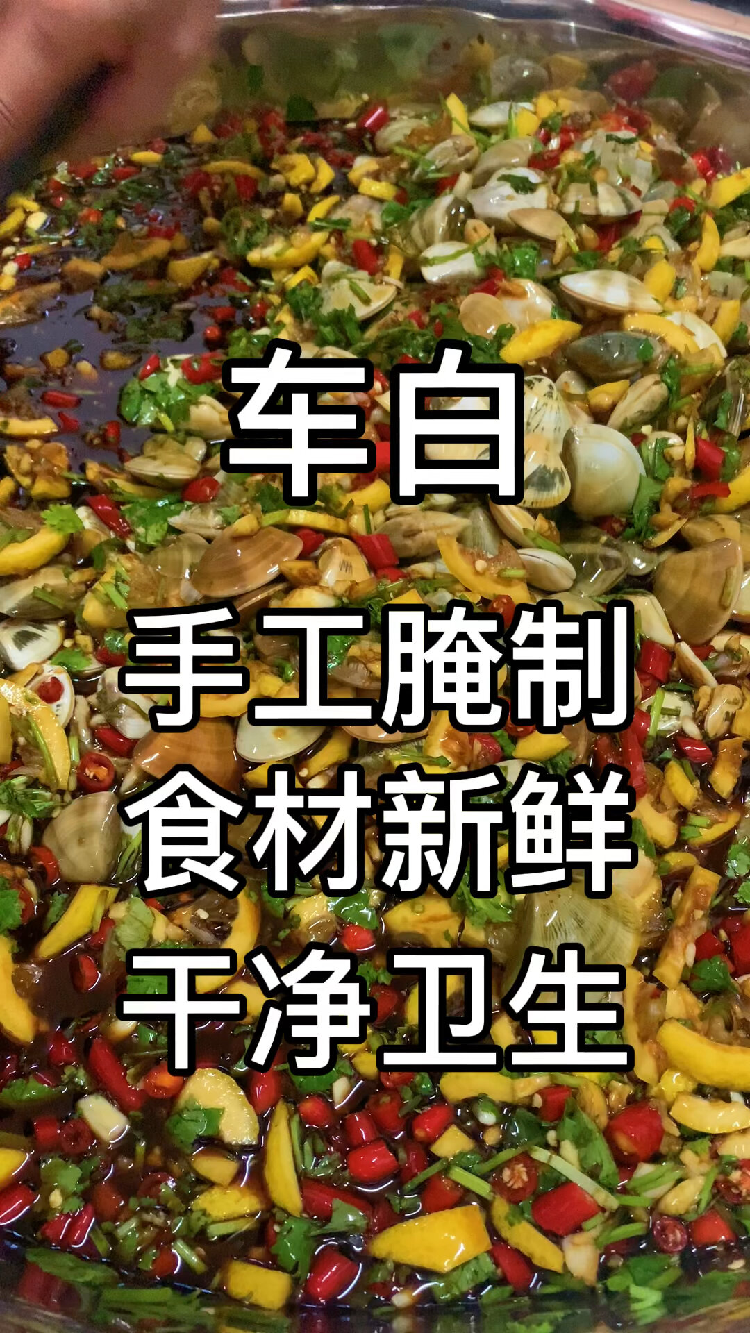 潮汕生腌 车白 独家腌制配方