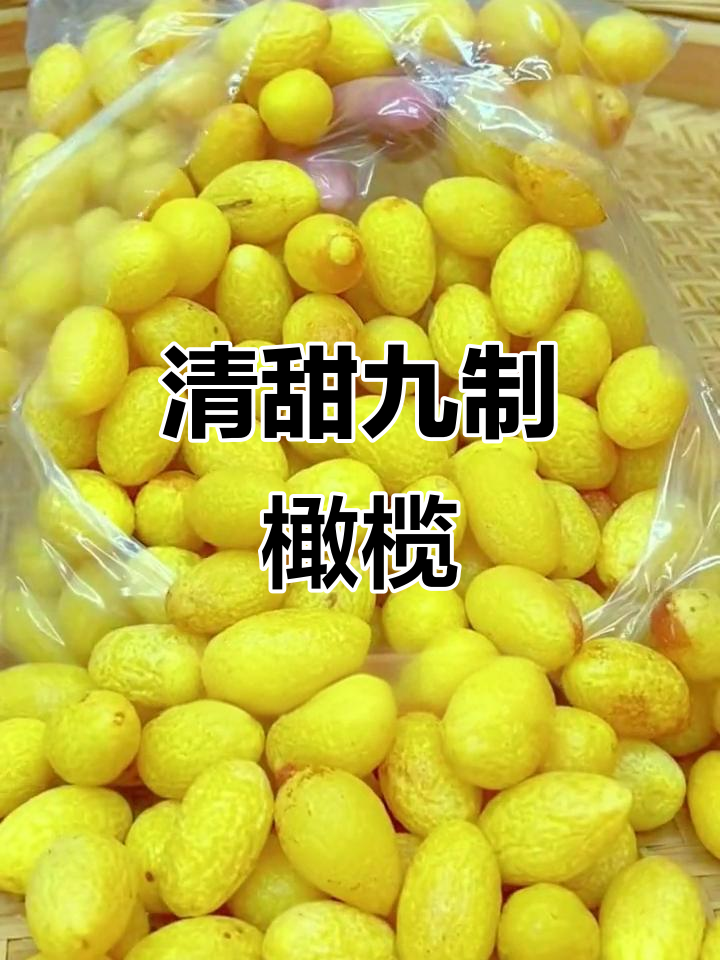 广东九制橄榄,清甜爽脆,余味悠长,值得一试!