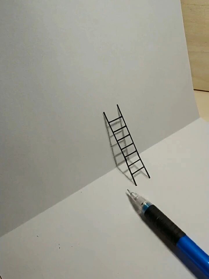 教你画立体楼梯