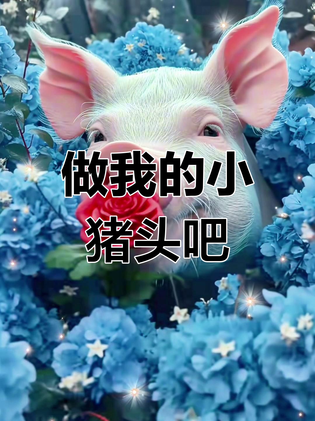 你愿意做我一辈子的小猪头吗?超可爱猪头花束送给你!