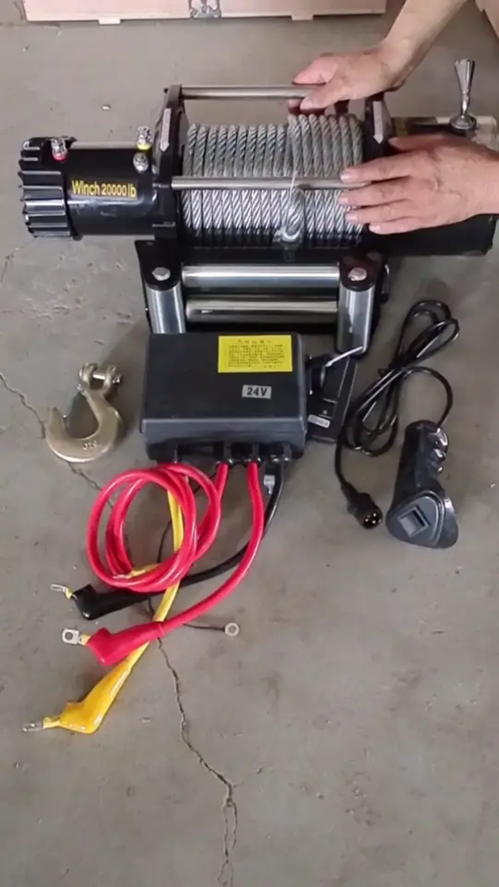 12伏24伏汽车电动绞盘