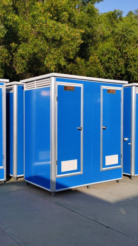 彩钢双人位户外移动厕所卫生间户外洗手间流动厕所淋浴间洗澡间冲-度