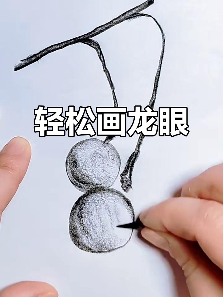 简单步骤教你画出可爱的龙眼