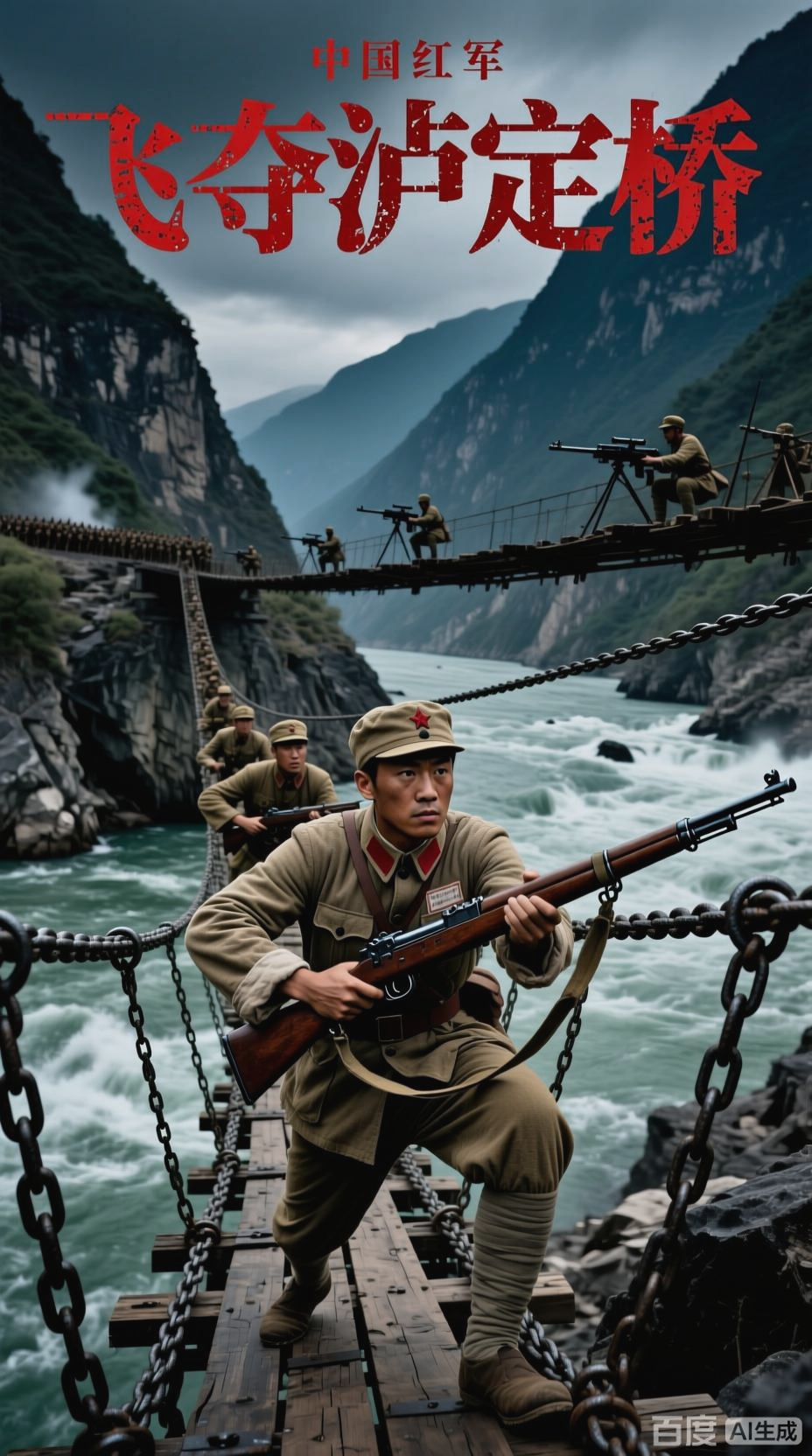 红军强渡大渡河,飞夺泸定桥