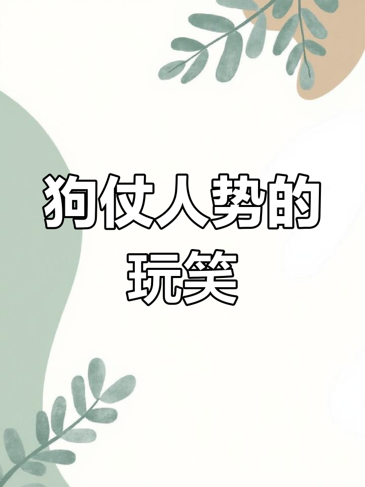 曾问岳父"狗仗人势"啥意思,结果只说了三个字!