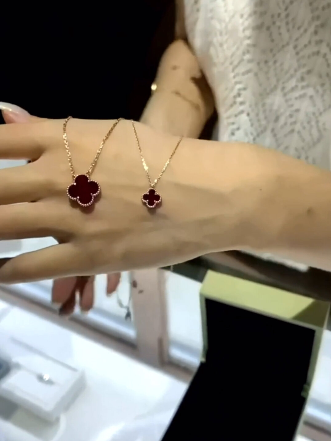 梵克雅宝四叶草项链!